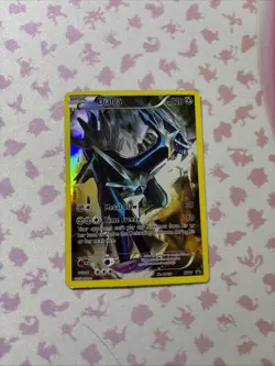 Dialga XY77 Full Art Holo Ultra Rare Black Star Promo Pokemon TCG Card - Image 1