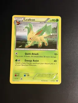 Pokemon Leafeon 6/108 Dark Explorers card Normal MP - Image 1