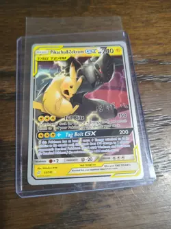 Pokemon TCG Pikachu & Zekrom GX Team Up NONHolo Card 33/181 World Championship - Image 1