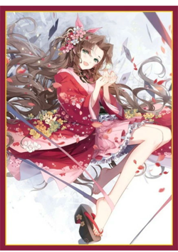 Final Fantasy VII Aerith Doujin Card Sleeve Protector - Image 1