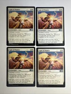 4x Mtg Core Set 2021 M21 Light Of Promise NM/M Magic The Gathering - Image 1