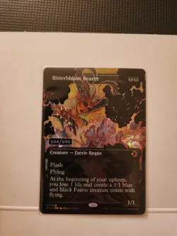 Bitterbloom Bearer - Serialized Foil #034/500 - Rebecca Guay- Lorwyn Eclipsed - Image 1