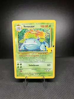 Pokemon TCG Venusaur Holo Rare Card 15/102 Celebrations 25th Anniversary Edition - Image 1