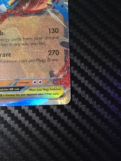 Pokemon Lucario ex (012) Me: Mega Evolution Promo Holo TCG - Image 4