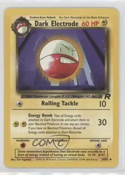 Dark Electrode Pokemon Team Rocket #34 2000 - Image 1