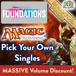 Up to 35% off!💥 Magic: The Gathering FOUNDATIONS Foil Singles💥 - Image 1