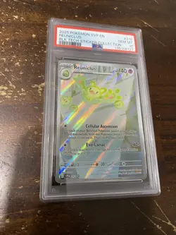 2025 POKEMON BLACK BOLT TECH STICKER COLLECTION PROMO #212 REUNICLUS PSA 10 - Image 1