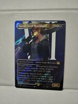 Squall, SeeD Mercenary Borderless Surge Foil! (547) Final Fantasy MTG English NM - Image 1