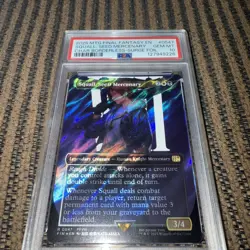 2025 MTG Final Fantasy Squall, SeeD Mercenary Borderless Surge Foil #547 PSA 10 - Image 1