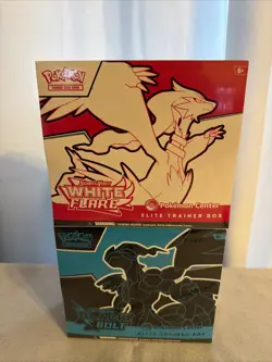 Pokemon Center White Flare and Black Bolt ETB PC Elite Trainer Box Sealed - Image 1