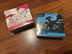 Pokemon Center White Flare and Black Bolt ETB PC Elite Trainer Box SEALED - Image 1