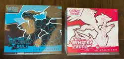 Black Bolt and White Flare Pokemon Center PC ETB Elite Trainer Box SEALED - Image 1