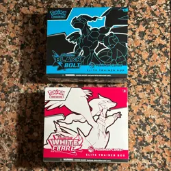 Black Bolt and White Flare Pokemon Center PC ETB Elite Trainer Box SEALED - Image 1