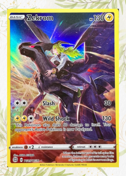 Pokemon TCG SWSH09: Brilliant Stars Trainer Gallery #TG05/TG30 Zekrom NM - Image 1
