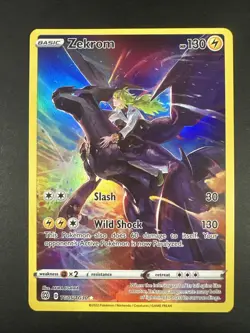 Pokemon TCG Zekrom TG05/TG30 Swsh09 Brilliant Stars Trainer Gallery Holo Rare NM - Image 2