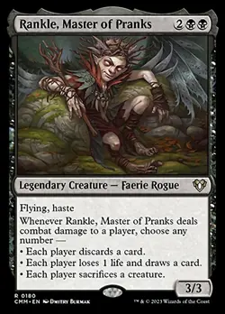 Near Mint, English - 1 x MTG Rankle, Master of Pranks Commander Masters - Image 1