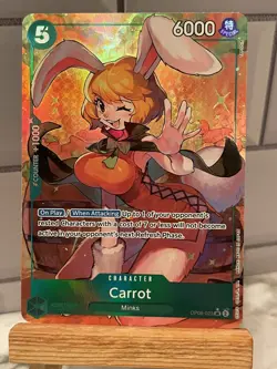 Carrot (Alt Art) Parallel OP08-023 SR Two Legends - One Piece TCG English NM - Image 1