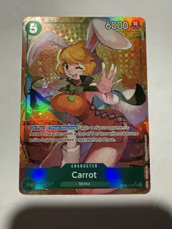 Carrot (Alt Art) Parallel OP08-023 SR Two Legends - One Piece TCG English M/NM🔥 - Image 1