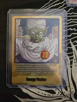 Dragon Ball Manga Booster Card Gohan Piccolo E-55 Gold Energy Marker - Image 1