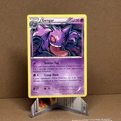 2016 Pokemon TCG XY Breakthrough Gengar Rare Holo Card #60/162 - Image 1
