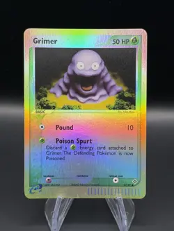 2003 POKEMON EX DRAGON SET GRIMER REVERSE HOLO CARD 57/97 - Image 1