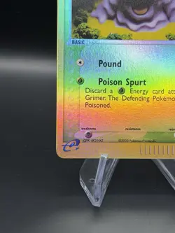 2003 POKEMON EX DRAGON SET GRIMER REVERSE HOLO CARD 57/97 - Image 3