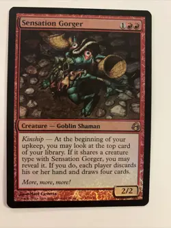 NM FOIL Sensation Gorger Morningtide Red Rare MAGIC CARD - Image 2