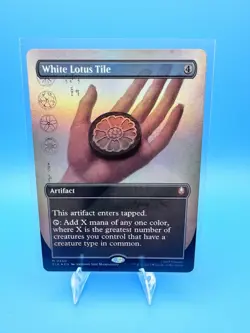 White Lotus Tile (Borderless) Avatar: The Last Airbender Foil - Image 1