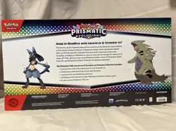 Pokemon Lucario Ex & Tyranitar Ex Premium Collection Prismatic Evolution - Image 3