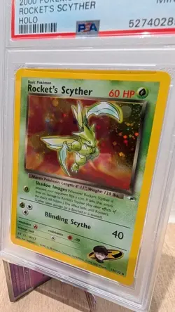 Pokemon Gym Heroes Rocket's Scyther Holo 13/132 PSA 9 WOTC Vintage - Image 3