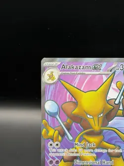Pokemon TCG Alakazam ex Scarlet & Violet-151 188/165 Holo Ultra Rare Mew - Image 2
