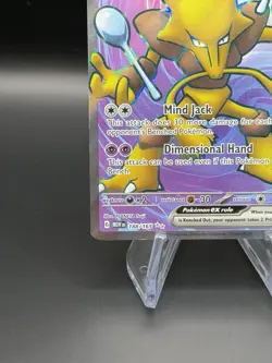 Pokemon TCG Alakazam ex Scarlet & Violet-151 188/165 Holo Ultra Rare Mew - Image 3