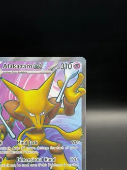 Pokemon TCG Alakazam ex Scarlet & Violet-151 188/165 Holo Ultra Rare Mew - Image 4