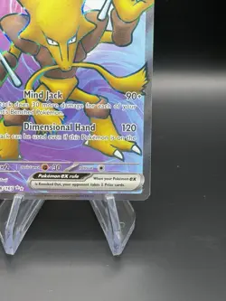 Pokemon TCG Alakazam ex Scarlet & Violet-151 188/165 Holo Ultra Rare Mew - Image 5