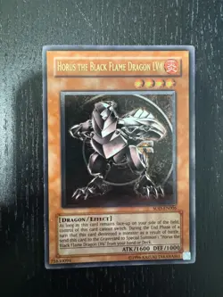 Yugioh Horus The Black Flame Dragon LV4 SOD-EN006 Rare LP - Image 1