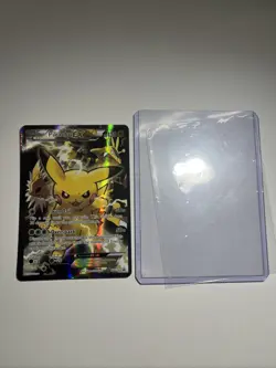 Pokemon TCG Pikachu EX XY124 Black Star Promo Card 2016 - Image 1