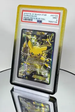 Pokemon TCG Pikachu EX #XY124 - PSA 9 - Full Art Holo XY Promos #75897136 - Image 1