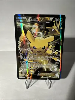 Pikachu EX XY124 XY Black Star Promo Pokemon TCG English - Image 1