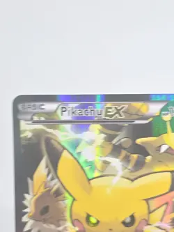 Pikachu EX XY124 XY Black Star Promo Pokemon TCG English LP - Image 3