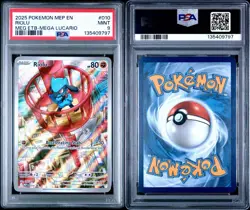 2025 POKEMON MEP EN-ME BLACK STAR PROMO 010 RIOLU MEGA EVOLUTION PSA 9 - Image 3