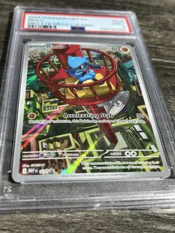 2025 POKEMON MEP EN-ME BLACK STAR PROMO #010 RIOLU PSA 9 - Image 4