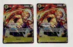 One Piece Sanji Offline Regional Tournament Event Pack Foil Promo (2x) OP03-102 - Image 1