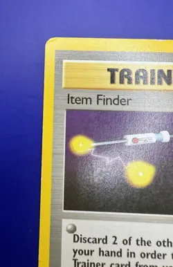 ⚡Item Finder 74/102 Base Set Series Rare Pokemon Trainer Card 1999 WOTC MP - Image 3