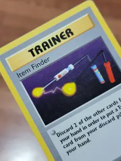 MP Pokemon Item Finder 74/102 WotC Base Set 1st Edition Shadowless Rare - Image 3