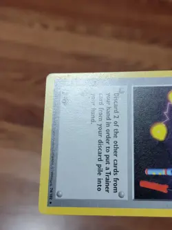 MP Pokemon Item Finder 74/102 WotC Base Set 1st Edition Shadowless Rare - Image 5