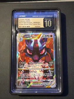 Lucario VSTAR SWSH291 | CGC PRISTINE 10 | Pokemon Black Star Promos - Image 1