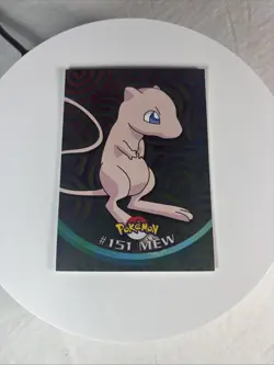 2000 Pokemon Topps TV Series 3 Mew HOLO Foil Blue Label #151 1st Edition - Image 1