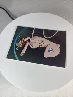 2000 Pokemon Topps TV Series 3 Mew HOLO Foil Blue Label #151 1st Edition - Image 3