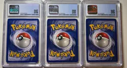 Pokemon TCG Unlimited Base Set Card CGC Charizard 5/Blastoise 8/Venusaur 6 - Image 2