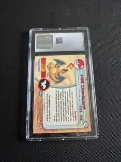 Pokemon TCG Topps - series 1 - Charizard 06 - 1st print CGC 8.5🔥 - Image 3